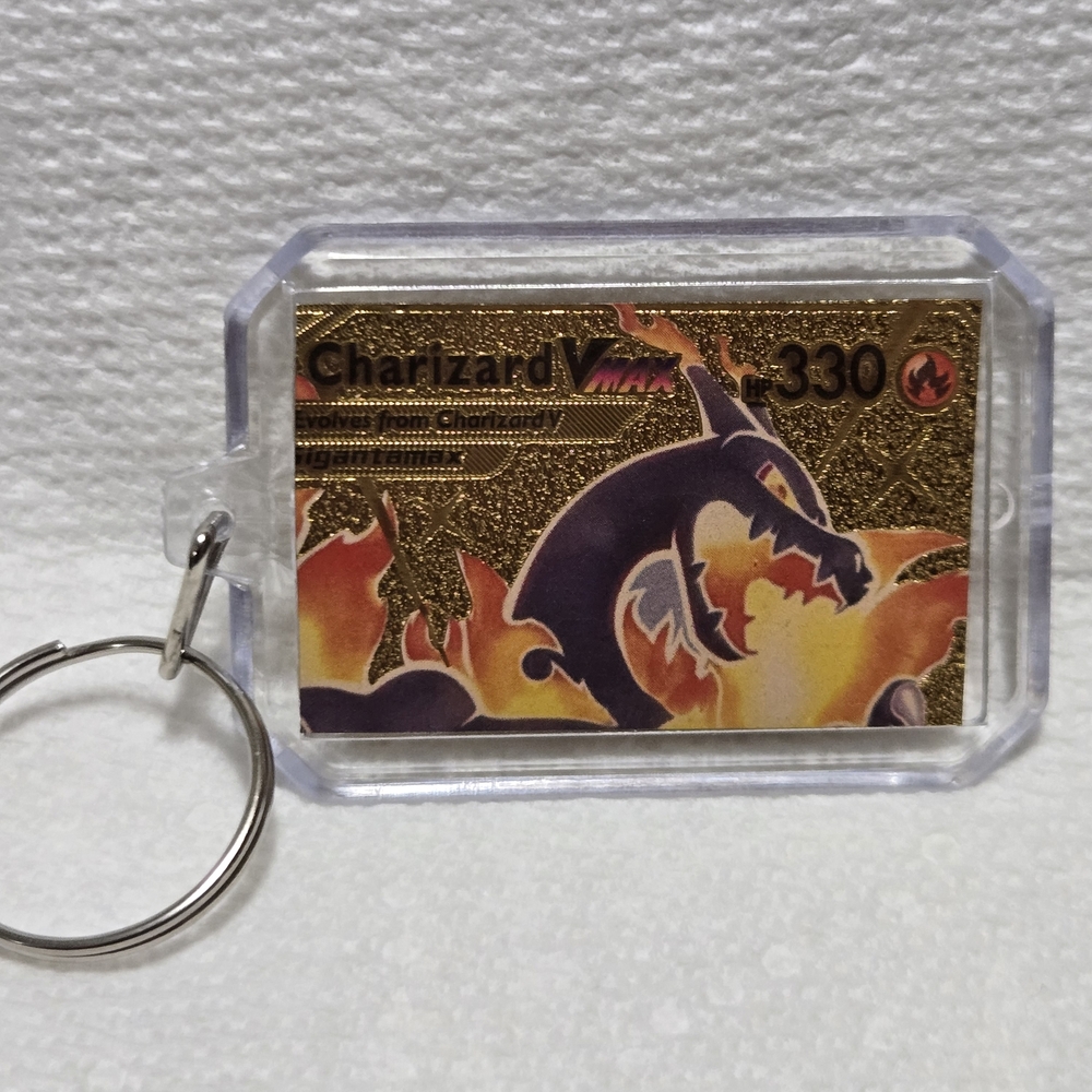Charizard VMAX Gold Keychain